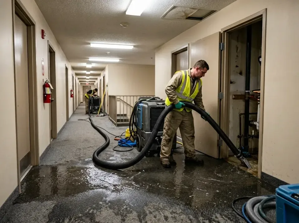 multi-unit-apartment-hallway-f-005 — frequently asked questions, Emergency Burst Pipe Water Extraction & Removal in Antelope…